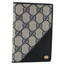 GUCCI GG Supreme Compact Wallet PVC Navy Auth 178789A-1