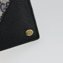 GUCCI GG Supreme Compact Wallet PVC Navy Auth 178789A-17