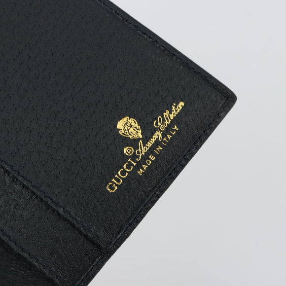 GUCCI GG Supreme Compact Wallet PVC Navy Auth 178789A