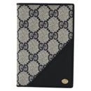 GUCCI GG Supreme Compact Wallet PVC Navy Auth 178789A-13