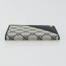 GUCCI GG Supreme Compact Wallet PVC Navy Auth 178789A-4