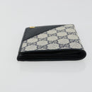 GUCCI GG Supreme Compact Wallet PVC Navy Auth 178789A-5