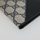 GUCCI GG Supreme Compact Wallet PVC Navy Auth 178789A-14