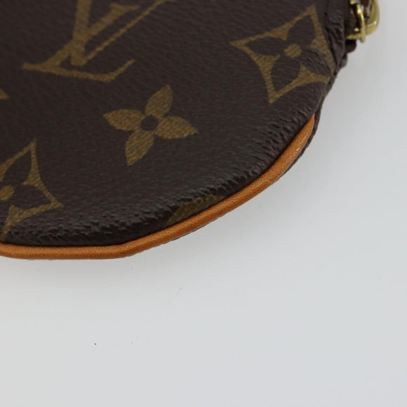 LOUIS VUITTON Monogram Porte Monnaie Ronde Portemonnee M61926 LV Auth 178792A