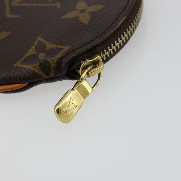 LOUIS VUITTON Monogram Porte Monnaie Ronde Portemonnee M61926 LV Auth 178792A