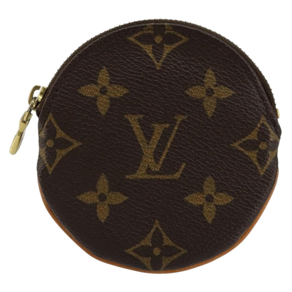 LOUIS VUITTON Monogram Porte Monnaie Ronde Portemonnee M61926 LV Auth 178792A