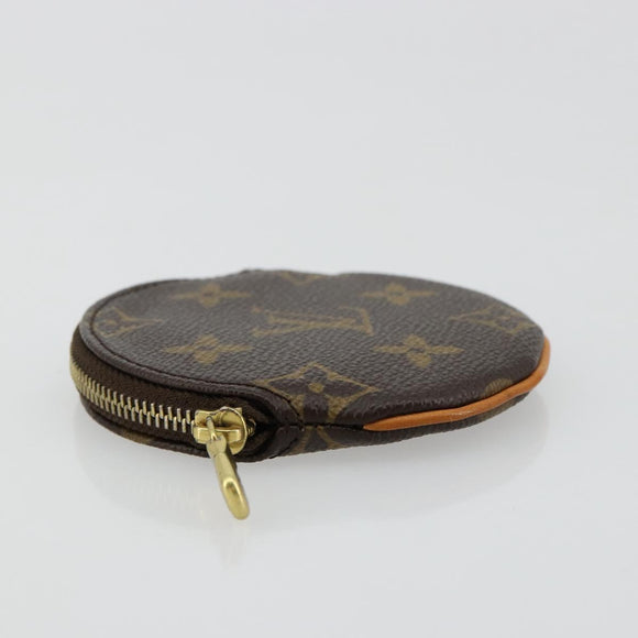 LOUIS VUITTON Monogram Porte Monnaie Ronde Portemonnee M61926 LV Auth 178792A