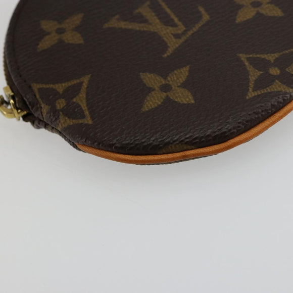 LOUIS VUITTON Monogram Porte Monnaie Ronde Portemonnee M61926 LV Auth 178792A