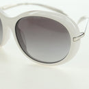 CHANEL COCO Mark Sunglasses plastic White CC Auth 178794M-8
