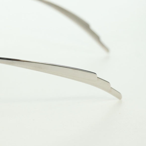 CHANEL COCO Mark Sunglasses plastic White CC Auth 178794M