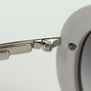 CHANEL COCO Mark Sunglasses plastic White CC Auth 178794M-24