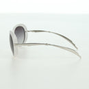 CHANEL COCO Mark Sunglasses plastic White CC Auth 178794M-3