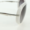 CHANEL COCO Mark Sunglasses plastic White CC Auth 178794M-16