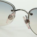 CHANEL COCO Mark Sunglasses metal Silver CC Auth 178795V-20