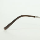 CHANEL COCO Mark Sunglasses metal Silver CC Auth 178795V-24