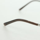 CHANEL COCO Mark Sunglasses metal Silver CC Auth 178795V-6