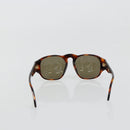 CHANEL COCO Mark Sunglasses plastic Brown CC Auth 178796-3