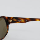 CHANEL COCO Mark Sunglasses plastic Brown CC Auth 178796-9