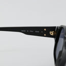 CHANEL COCO Mark Sunglasses plastic Black CC Auth 178797-10