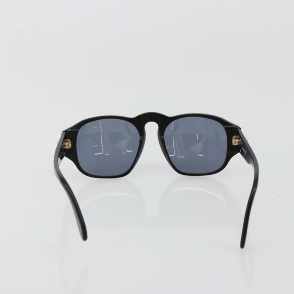 CHANEL COCO Mark Sunglasses plastic Black CC Auth 178797