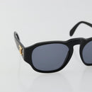 CHANEL COCO Mark Sunglasses plastic Black CC Auth 178797-6