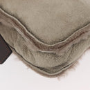 CELINE Shoulder Bag Mouton Brown Auth 178798A-15