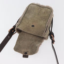 CELINE Shoulder Bag Mouton Brown Auth 178798A-10