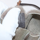 CELINE Shoulder Bag Mouton Brown Auth 178798A-12