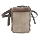 CELINE Shoulder Bag Mouton Brown Auth 178798A-2
