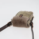 CELINE Shoulder Bag Mouton Brown Auth 178798A-6
