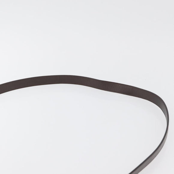 CELINE Shoulder Bag Mouton Brown Auth 178798A
