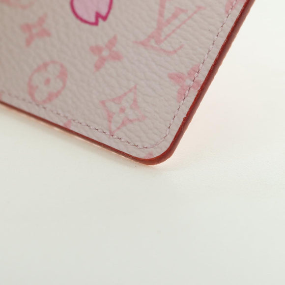LOUIS VUITTON Monogram Cherry Blossom Etui Mirror Roze M92019 LV Auth 178799SAV