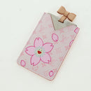 LOUIS VUITTON Monogram Cherry Blossom Etui Mirror Roze M92019 LV Auth 178799SAV-23