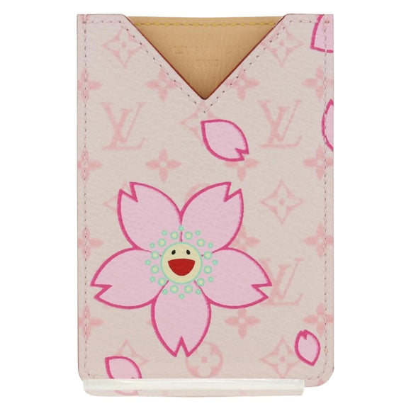LOUIS VUITTON Monogram Cherry Blossom Etui Mirror Roze M92019 LV Auth 178799SAV