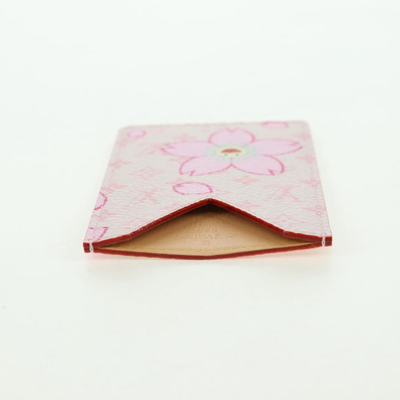 LOUIS VUITTON Monogram Cherry Blossom Etui Mirror Roze M92019 LV Auth 178799SAV