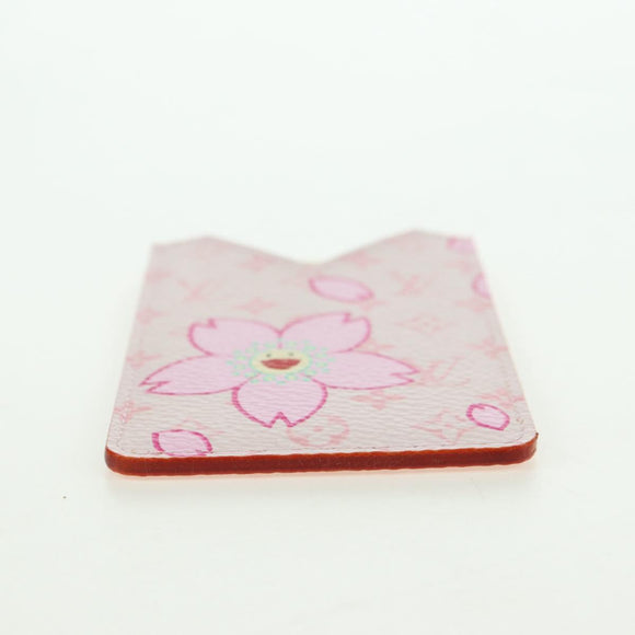 LOUIS VUITTON Monogram Cherry Blossom Etui Mirror Roze M92019 LV Auth 178799SAV