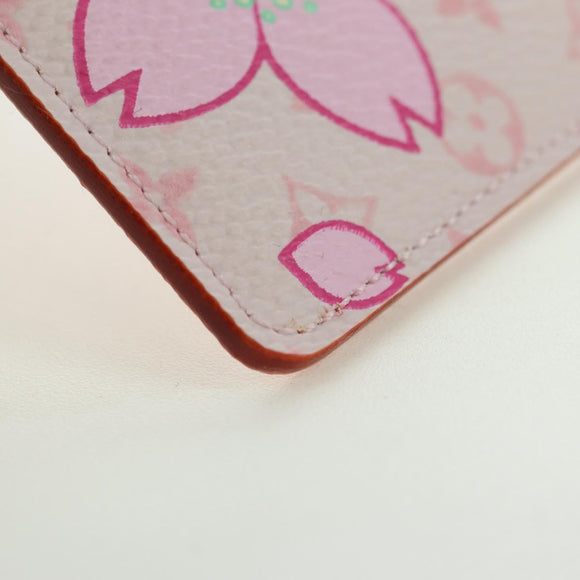 LOUIS VUITTON Monogram Cherry Blossom Etui Mirror Roze M92019 LV Auth 178799SAV