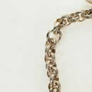 CHANEL Logo Bracelet metal Champagne Gold CC Auth 178800SM-14