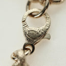 CHANEL Logo Necklace metal Champagne Gold CC Auth 178801SM-17