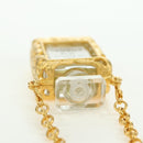 CHANEL Perfume Necklace metal Gold CC Auth 178803M-12