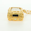 CHANEL Perfume Necklace metal Gold CC Auth 178803M-13