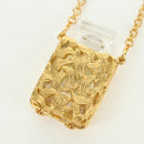 CHANEL Perfume Necklace metal Gold CC Auth 178803M-7