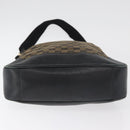 GUCCI GG Canvas Bamboo Shoulder Bag 2way Navy Gold 001 4058 Auth 178808-5