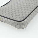 GUCCI Micro GG Supreme Shoulder Bag PVC Navy Gold Auth 178810-13