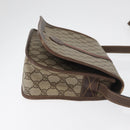 GUCCI GG Supreme Web Sherry Line Bag PVC Beige Gold 001 104 0551 Auth 178811-3