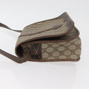 GUCCI GG Supreme Web Sherry Line Bag PVC Beige Gold 001 104 0551 Auth 178811-4