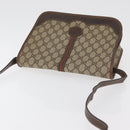 GUCCI GG Supreme Web Sherry Line Bag PVC Beige Gold 001 104 0551 Auth 178811-6