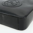 GUCCI Soho Shoulder Bag Patent Leather Black Silver 000 1013 0506 Auth 178814-10