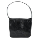 GUCCI Soho Shoulder Bag Patent Leather Black Silver 000 1013 0506 Auth 178814-2