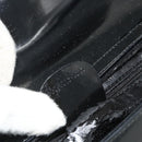 GUCCI Soho Shoulder Bag Patent Leather Black Silver 000 1013 0506 Auth 178814-20